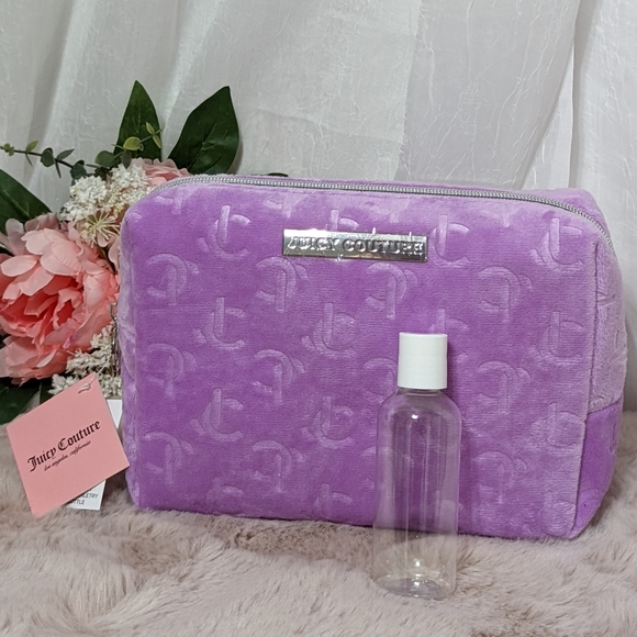 🆕 Juicy Couture Logo Travel Cosmetic Bag 💗 - Picture 3 of 6